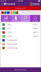 PALBUS - Buses de Palencia screenshot 1