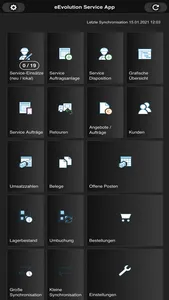 eEvolution Service App screenshot 1