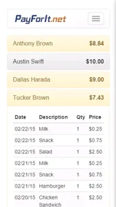 PayForIt Mobile screenshot 1