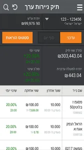 מזרחי טפחות - שוק ההון screenshot 0