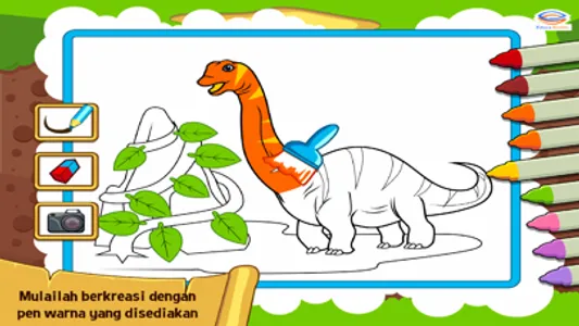 Marbel Mewarnai Dinosaurus screenshot 2