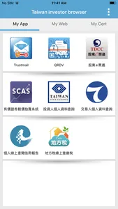 Taiwan investor browser screenshot 1