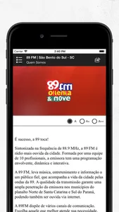 89 FM | São Bento do Sul - SC screenshot 3