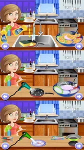 Kids Dish Washing & Cleaning - Play Free Kitchen Game screenshot 0