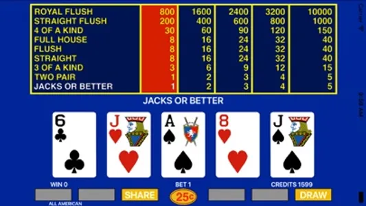 All American - Poker Game screenshot 1