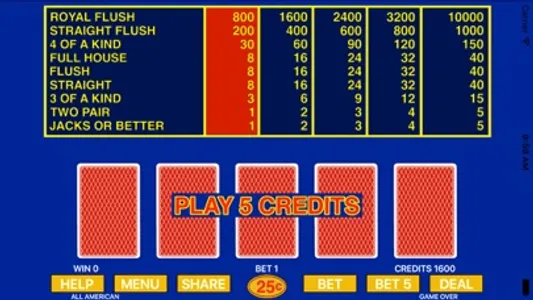 All American - Poker Game screenshot 4