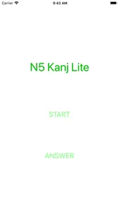 JLPT Test N5 Kanji Lite screenshot 0