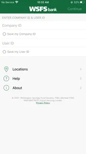 WSFS Business Mobile screenshot 1