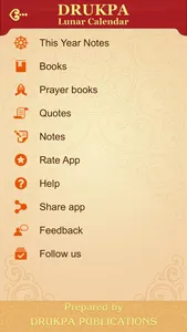 Drukpa Lunar Calendar screenshot 5