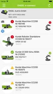 ENGEL e-connect screenshot 1