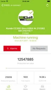ENGEL e-connect screenshot 2
