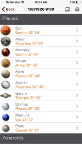 assistance JIKU 2 - horoscope screenshot 7