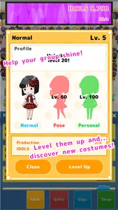 Infinite Idols ～Popular Clicker-style Free Casual Game～ screenshot 1