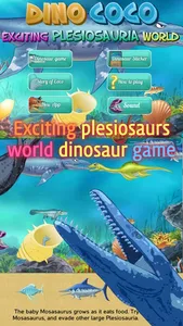 Plesiosauria Dinosaur game screenshot 0