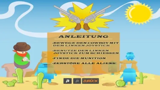 Alien gegen Cowboys screenshot 1