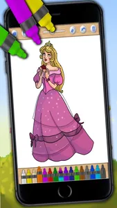 Fairy Princess Coloring Book screenshot 1