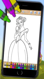 Fairy Princess Coloring Book screenshot 3