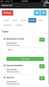 VUEWorks: MobileVUE screenshot 2