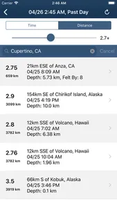 Earthquake Monitor screenshot 1