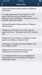 Earthquake Monitor screenshot 7