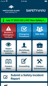 VIU Safety screenshot 0