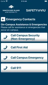 VIU Safety screenshot 1