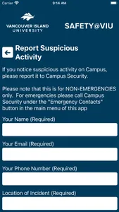 VIU Safety screenshot 4