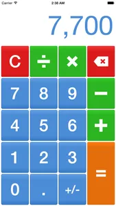 Big Digits HD Calculator with Large Buttons screenshot 0