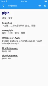 eKamus 马来文字典 Malay Dictionary screenshot 1