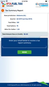 Accurate IFTA Tax Calculator screenshot 2