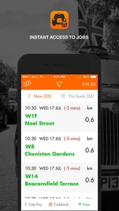 cabapp driver screenshot 0