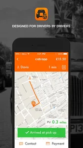 cabapp driver screenshot 2