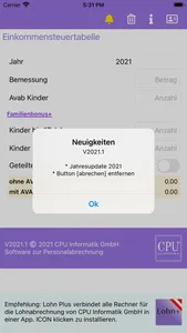 Einkommensteuertabelle screenshot 1