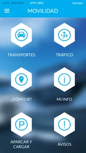 Aplicación Oficial de Movilidad Urbana de la Ciudad de Cádiz screenshot 0