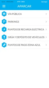 Aplicación Oficial de Movilidad Urbana de la Ciudad de Cádiz screenshot 3