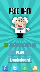 Prof. Math - an addictive arithmetic game screenshot 0