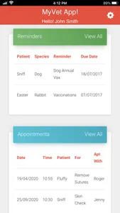 MyVet App! screenshot 1