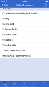 Sailing Reference screenshot 2