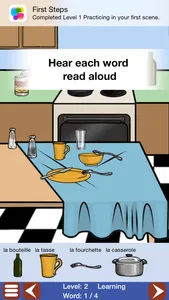 French for Kids: a Learning Story Adventure screenshot 2