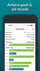 StepUp Pedometer Step Counter screenshot 2