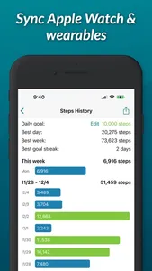 StepUp Pedometer Step Counter screenshot 4