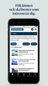 Hallands Nyheter screenshot 2