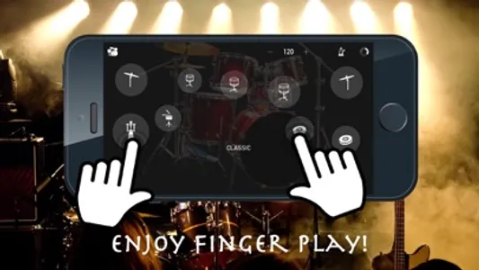 Real Drums : Free drum set screenshot 0