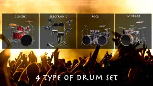 Real Drums : Free drum set screenshot 1