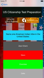 US Citizenship Test - Practice Questions for American Citizenship Test Free screenshot 2