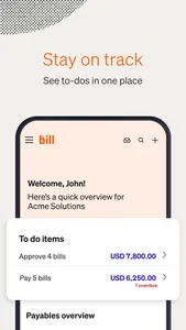 BILL AP & AR Business Payments screenshot 3