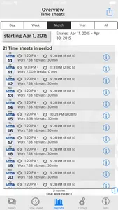 Times & Wages, Projects Timer screenshot 4