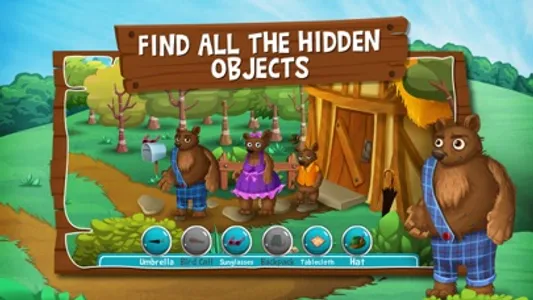 Goldilocks and the Three Bears - Search and find screenshot 3