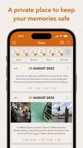 Momento: Private Journal Diary screenshot 1
