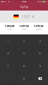 TipTip – Tip Calculator screenshot 1